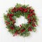 Northlight Red Berry and Boxwood Artificial Christmas Wreath - 20" - Unlit